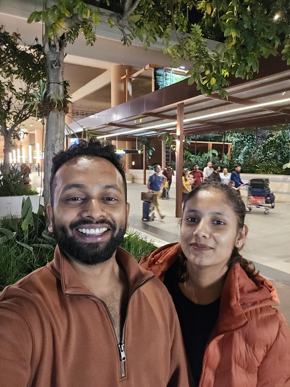 Our first airport pickup at BLR in Bengaluru, Karnataka, India.
